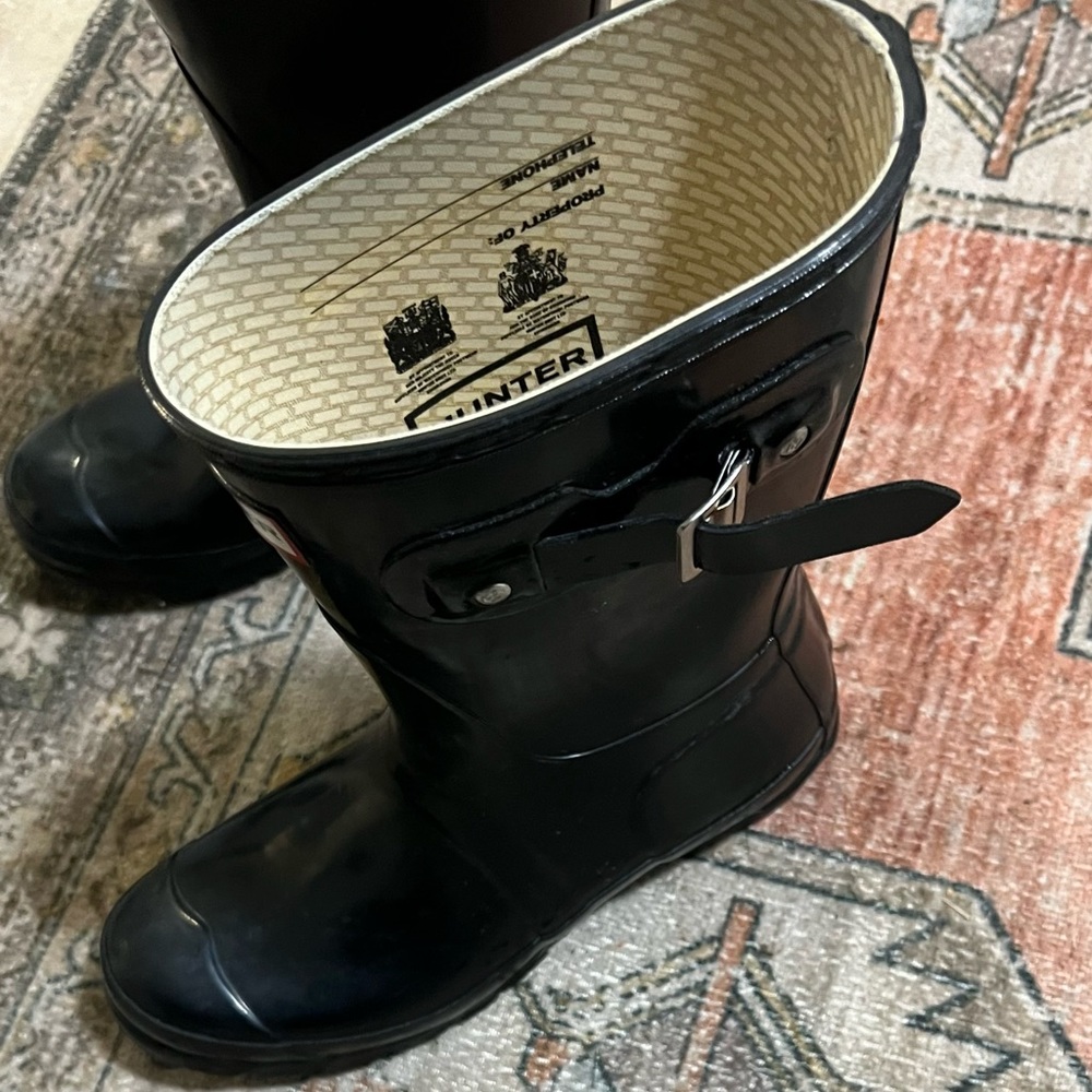 Hunter Original Gloss Short Rain/Snow boots.
